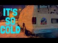 Snow, Ice, And a Flat Tire...Cold Winter Van Life In Canada