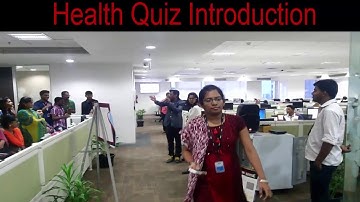 Chennai Event Emcees Thamizh and Nandhini Health Quiz Intro