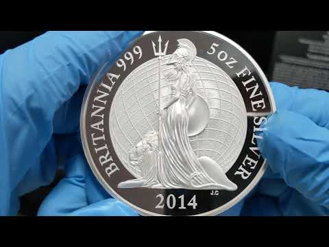 Coin Review - 2014 Great Britain Silver Proof Britannia 5 Oz