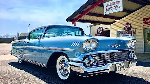 For Sale 1958 Chevrolet Impala 2 Door Hardtop  348 Tri-power with 4 speed
