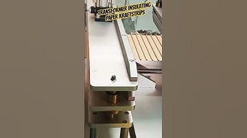 Transformer Insulating Paper Kraft Strips Making Machine #automation #machine #shorts