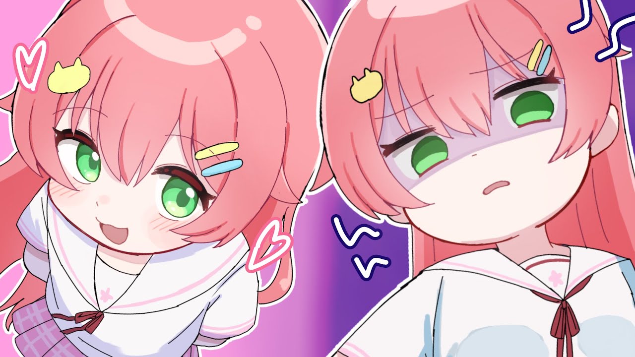 【みこち妹ボイス】みんなはどっち派？【ホロライブ手描き切り抜き/さくらみこ】