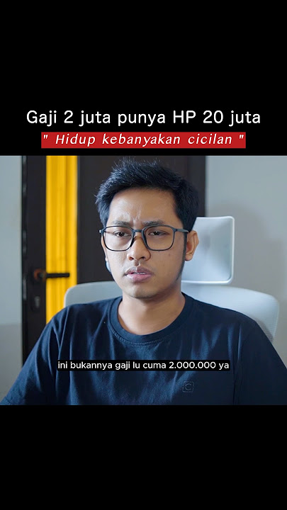 GAJI 2 JUTA HP 20 JUTA #genz #gayahidup #jakarta