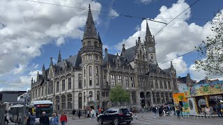 Walking Tour Ghent , Belgium (360)