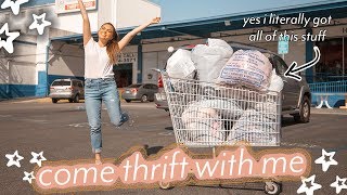 THRIFT WITH ME AT THE LARGEST THRIFT STORE IN LA ♡