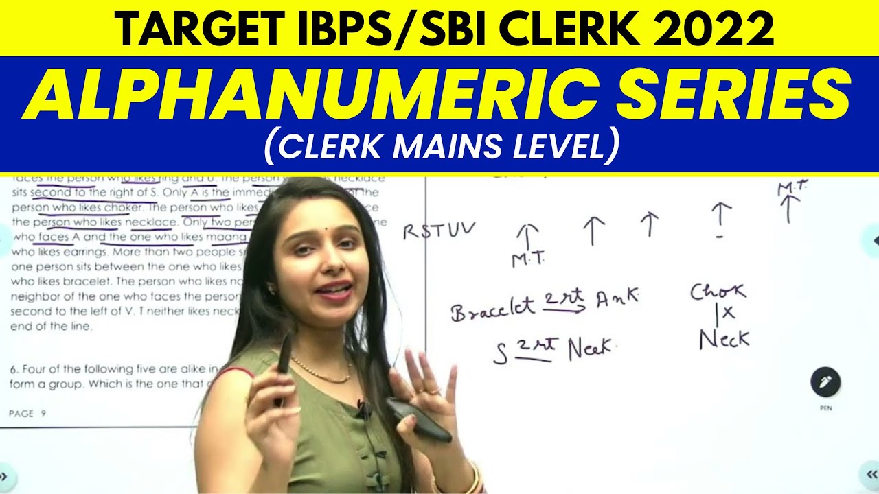 alphanumeric-series-clerk-mains-level-target-ibps-sbi-clerk-2022