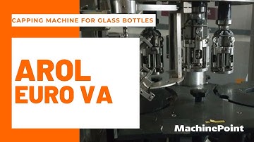 AROL EURO VA Capping machine for glass bottles | AROL Machines