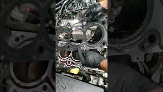 Lets put this Cylinder Head Gasket On. But I got a question. 3.6 Pentastar Right side Bank 2 Timing