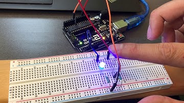 Photoresistor controlling brightness of LED