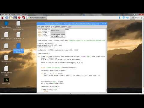 Raspberry Pi Zero W together with Pi Camera and OpenCV Application #raspberrypi