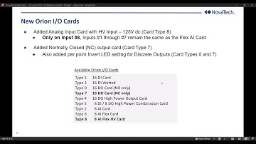 Orion 10.2 Distro & NCD 3.40 | NovaTech Automation