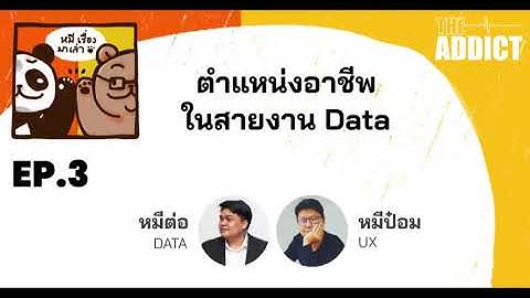หมีเรื่องมาเล่า ep.3 ตำแหน่งอาชีพในสายงาน Data