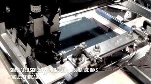 Simulated Screen Printing - Discharge Inks