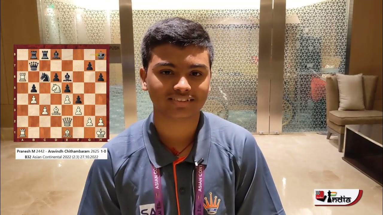 Chess: Aravindh Chithambaram wins 2022 Dubai Open; Pragg finishes second