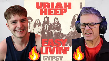 My Dad And I React To Uriah Heep - Easy Livin' *First Time!!!