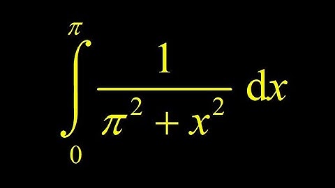 Definite integral 1/(pi^2+x^2) using a formal u-substitution, transforming the limits in terms of u.