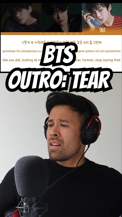 BTS Outro: Tear REACTION #btsarmy #bts #suga #rm #jhope #outrotear #kpop #rap #shorts #reaction