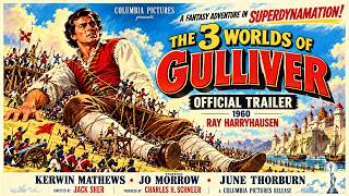 THE 3 WORLDS OF GULLIVER (1960) | Official Trailer | Ray Harryhausen Fantasy Adventure