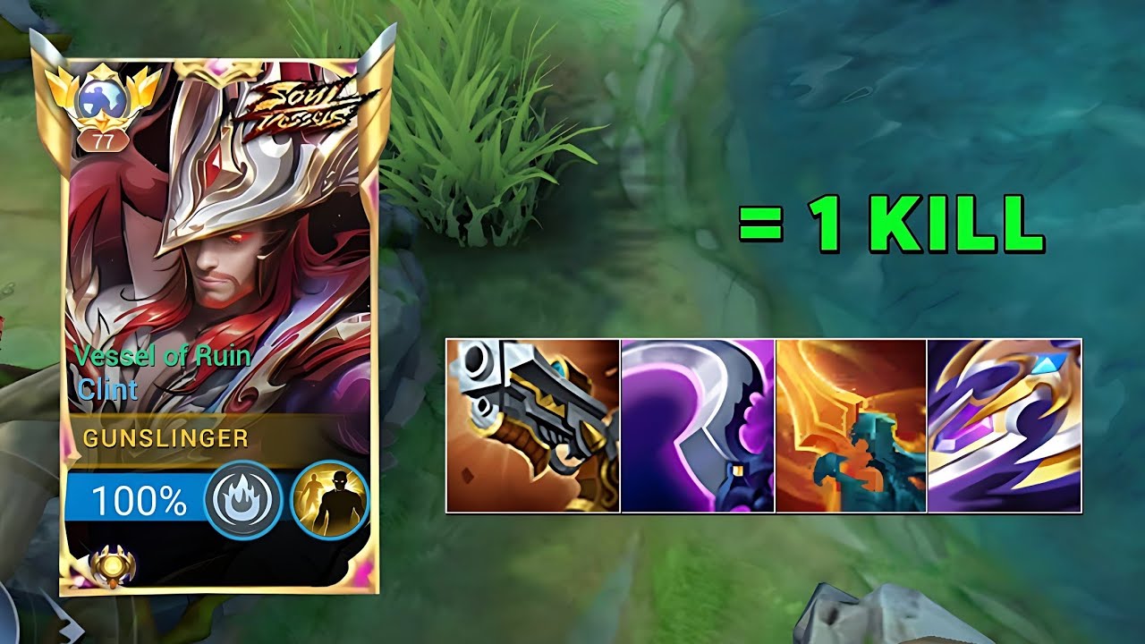 THANK YOU MOONTON FOR THIS MULTIPLE DAMAGE BUILD HACK FOR CLINT! 😱 (must try) - MLBB