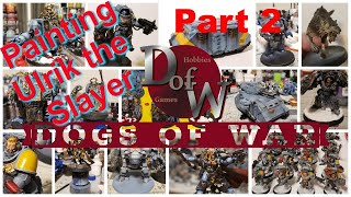 Painting Warhammer 40k Space Wolves Ulrik the Slayer Part 2