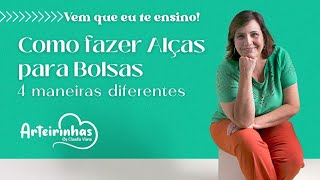 4 formas de encapar alças de algodão