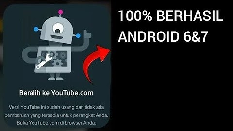 Cara Mengatasi YouTube Tidak Bisa Dibuka Di Hp Android - Android 7