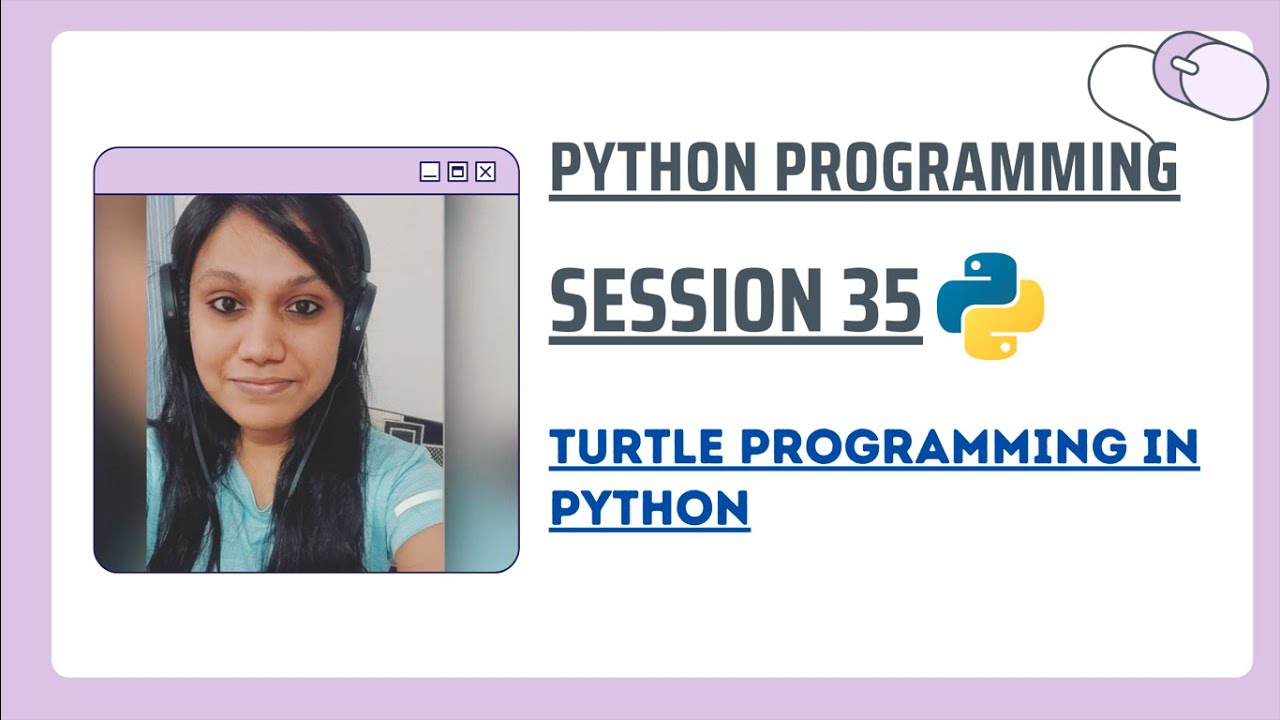 | Turtle Programming in Python (SESSION 35 )- Square in turtle | - YouTube