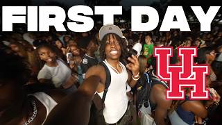 A REALISTIC First Day of College | University of Houston | BYELYK