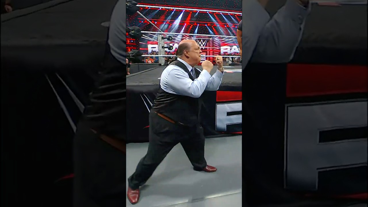 Paul Heyman really said put 'em up to the World Champion! 😤