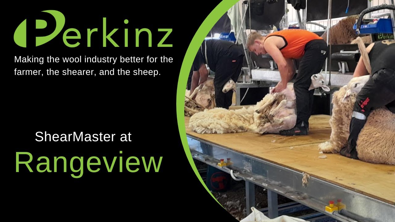 PERKINZ. 6 stand ShearMaster working at Nareen in Victoria.