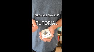 MAGIC TUTORIAL: Erdnase Change #shorts