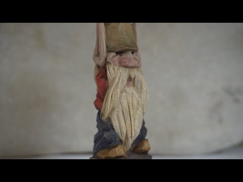 First time whittling basswood (Gerome the Gnome) : r/whittling