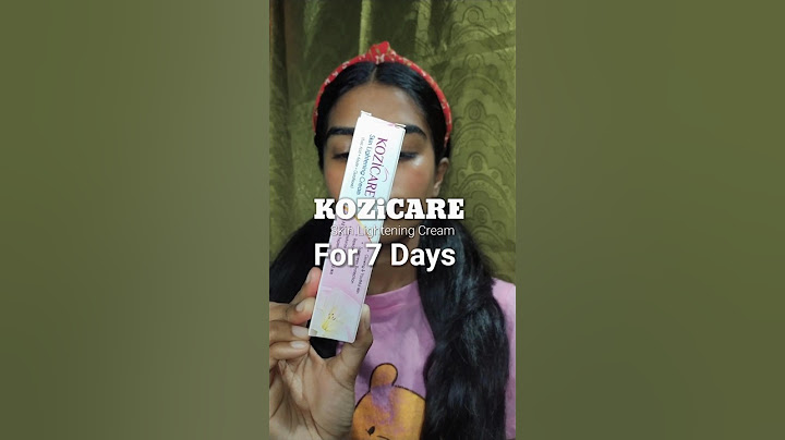 KOZICARE Skin Lightening Cream For 7 Days | Pharmacy Cream #7daychallenge