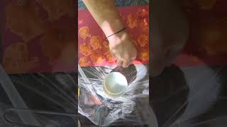 creating with bleach and a flower on cardstock, a short tutorial #7