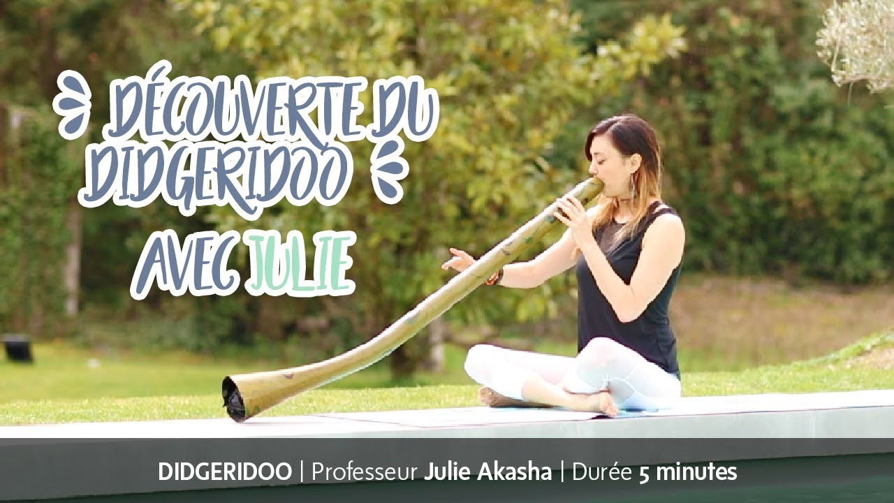 Démonstration de Didgeridoo avec Julie Akasha Yoga Journal France YouTube