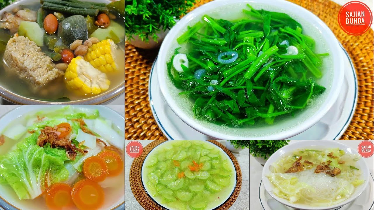 5 Masakan Kuah Bening Bumbu Simple Super Seger‼️