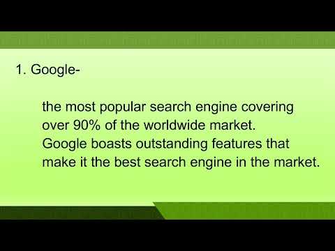 Search Engine - English 7 2nd Quarter Lesson