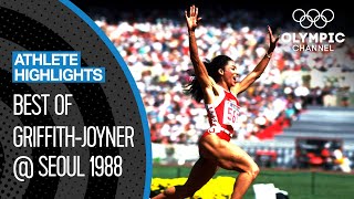 Florence Griffith-Joyner 🇺🇸 The Fastest Woman of All-Time | Athlete Highlights