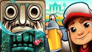 iGameMix😀TEMPLE RUN 2 Fullscreen & Subway Surfers Berlin Fullscreen☑️Gameplay For Kid#284 screenshot 4