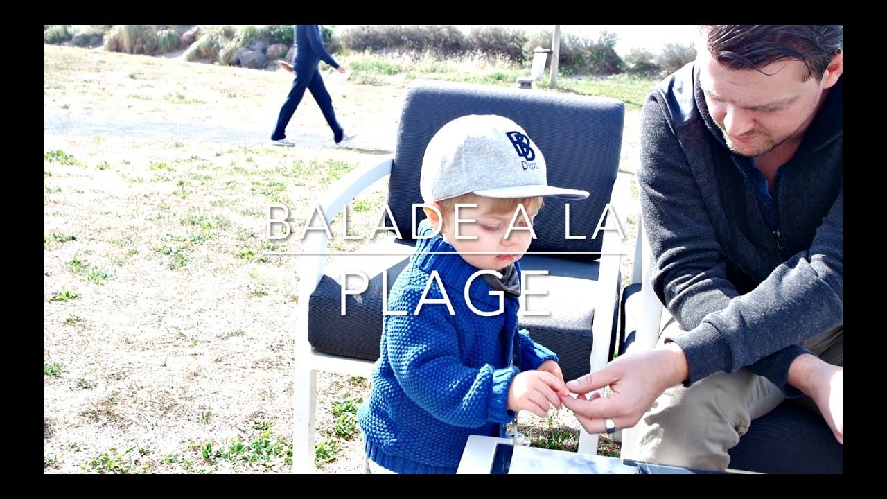 vlog en famille: balade a la plage