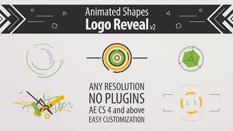 Shape Animation Logo Reveal v2 | After Effects Template | Logo Stings