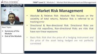 Market Risk Measurement and Management -FRM® Part 2