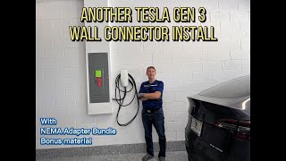 Another Tesla Wall Connector Installation Gen 3 (EV Charger)