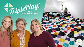 Triple Play: 3 New Quatrefoil Quilts with Jenny Doan of Missouri Star (Video Tutorial) screenshot 1