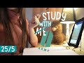 STUDY WITH ARMY | 1 HOUR Pomodoro real-time study session (with BTS piano music)