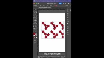Create seamless interlocking patterns in Illustrator 🎨✨ #adobe #illustratortips #pattern