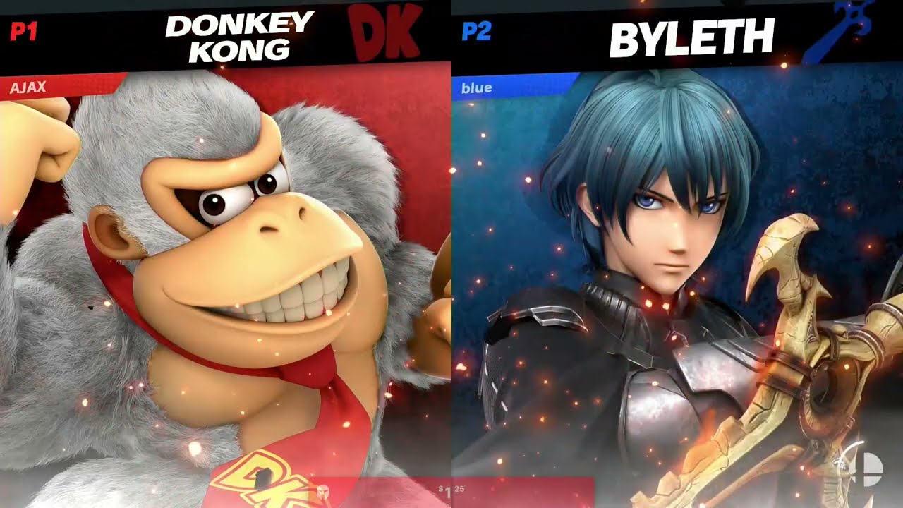 VSB Wednesday -  AJAX (Donkey Kong) vs blue crow (Byleth)