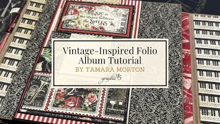 Vintage-Inspired Folio Album Tutorial | Love Notes Collector’s Edition | #G45LeveledUp