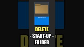 UE5: Permanently Delete Start-Up Folders