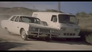 '69 Plymouth Fury chases Ford Econoline